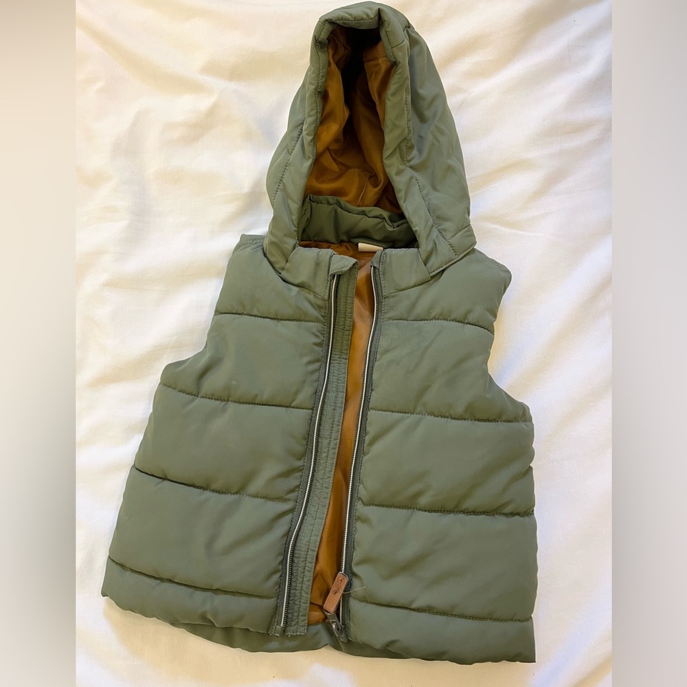 Green Puffer Vest